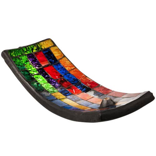 Rainbow Mosaic Incense Burner
