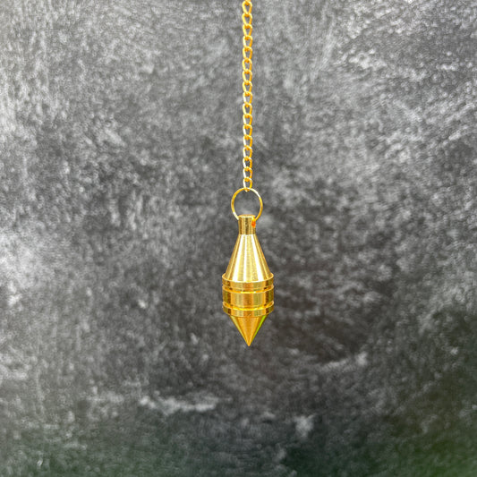 Double Conical Bronze Pendulum