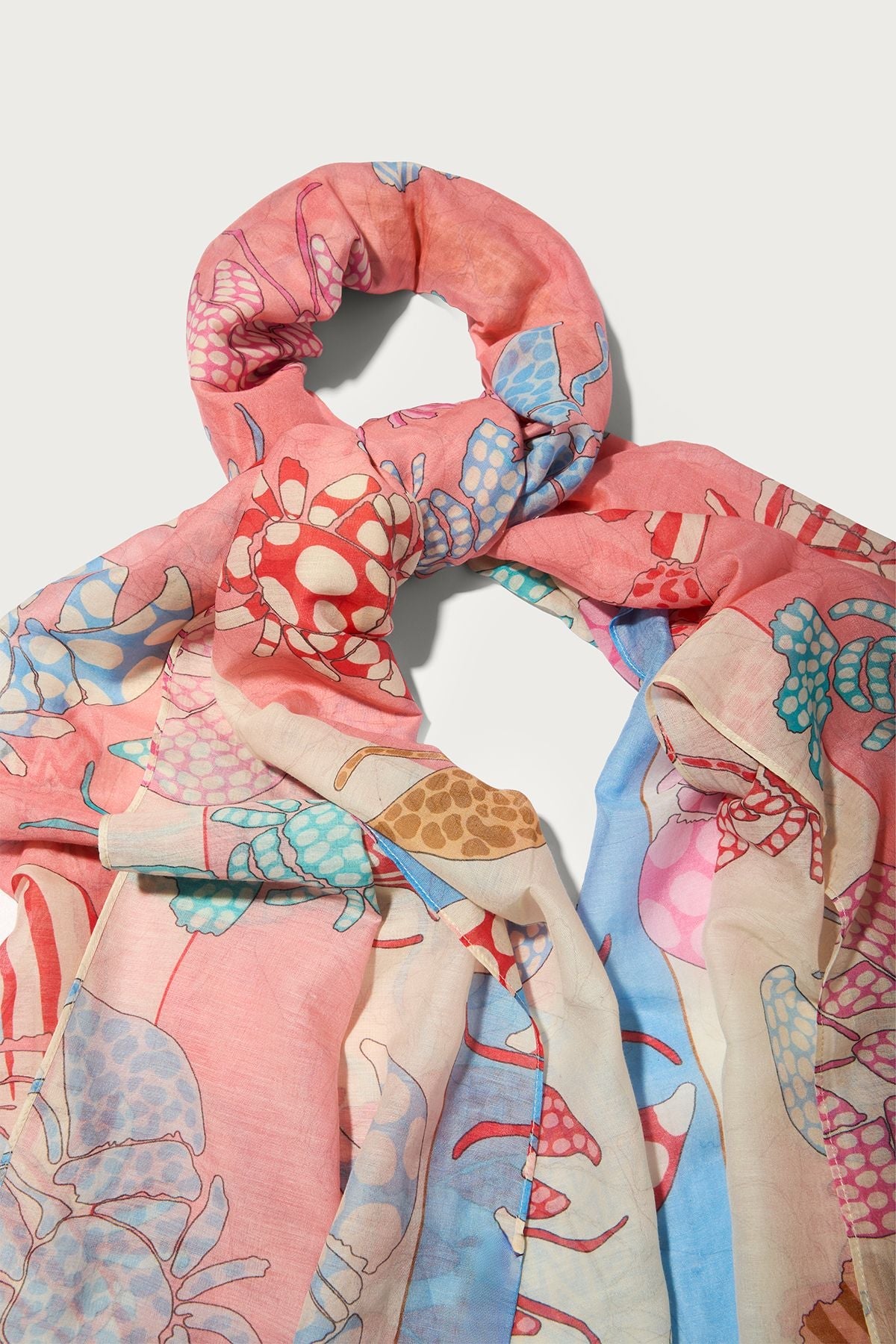 Lobster Printed Scarf
