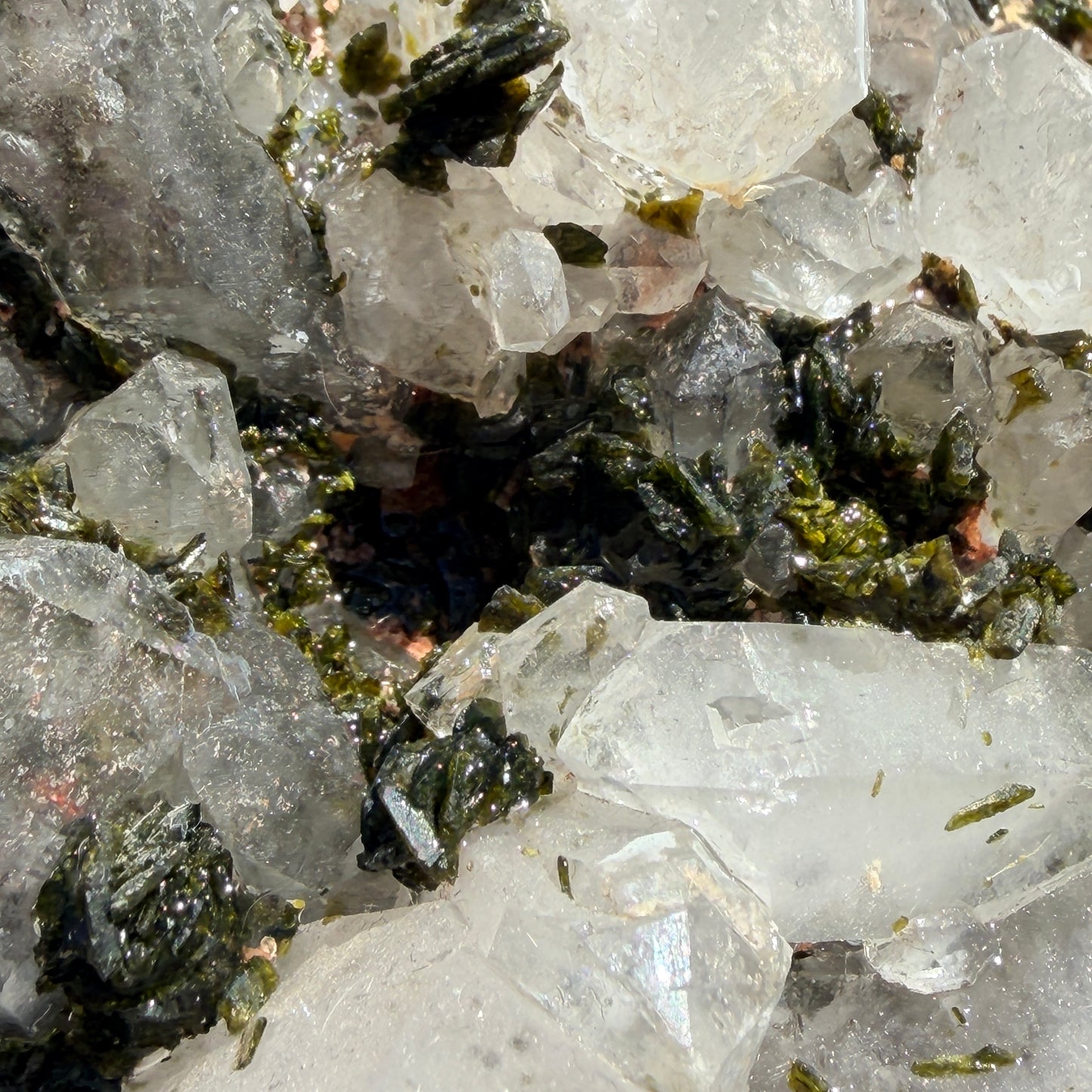 XL Chlorite in Quartz with Epidote Raw Specimen