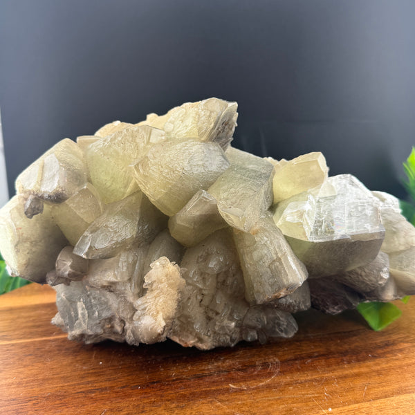 XL Calcite over Fluorite Specimen