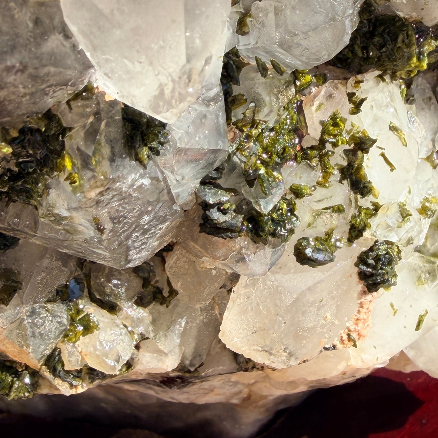 XL Chlorite in Quartz with Epidote Raw Specimen