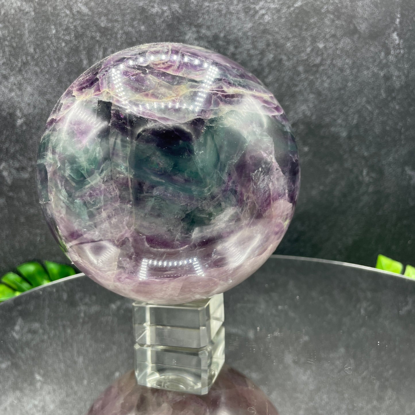 Rainbow Fluorite Sphere