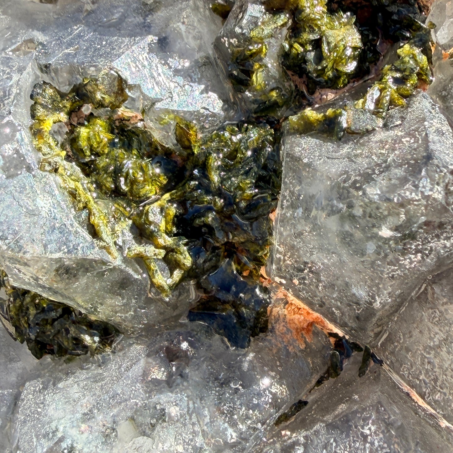 XL Chlorite in Quartz with Epidote Raw Specimen