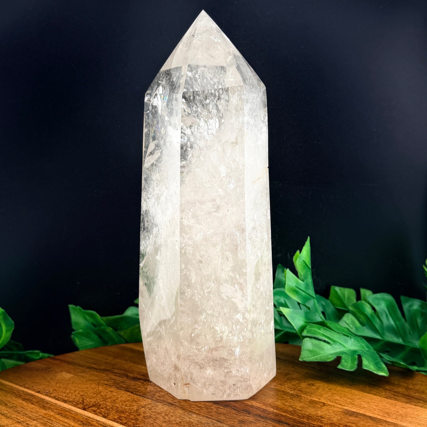 XL Stunning Clear Quartz Tower