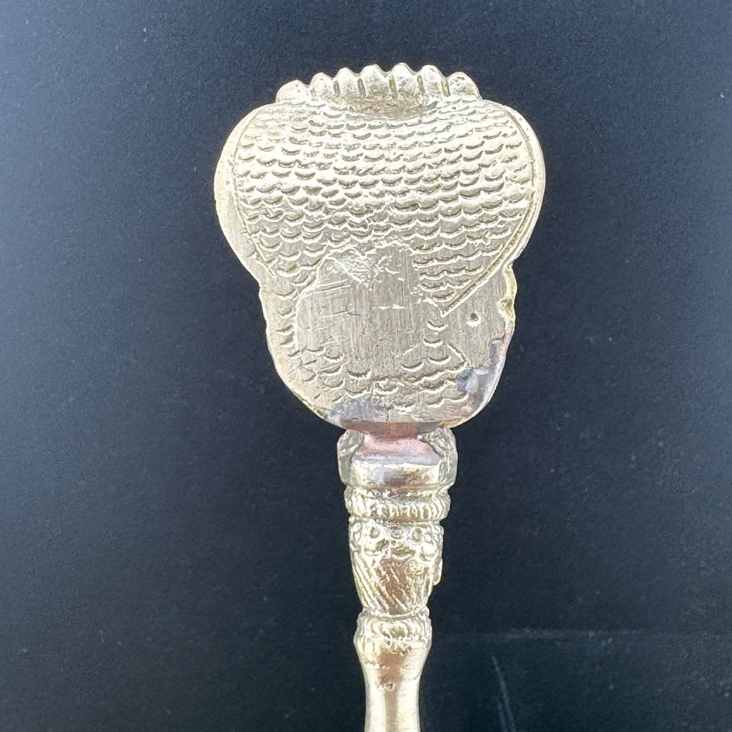 Brass Ganesh Brass Ritual Spoon