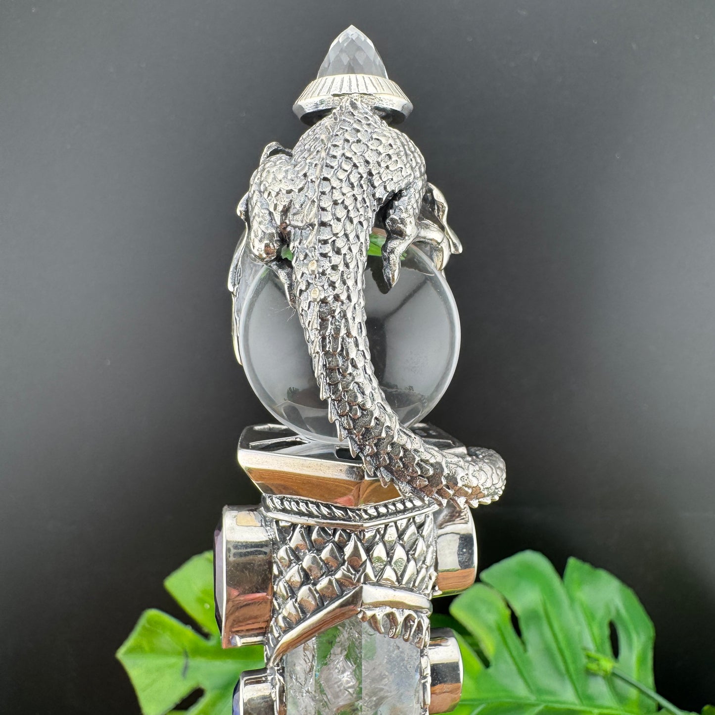 Gotland Clear Quartz and Chakra Guiding Rod