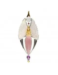 Gotland Rose Quartz Pendant (31J)