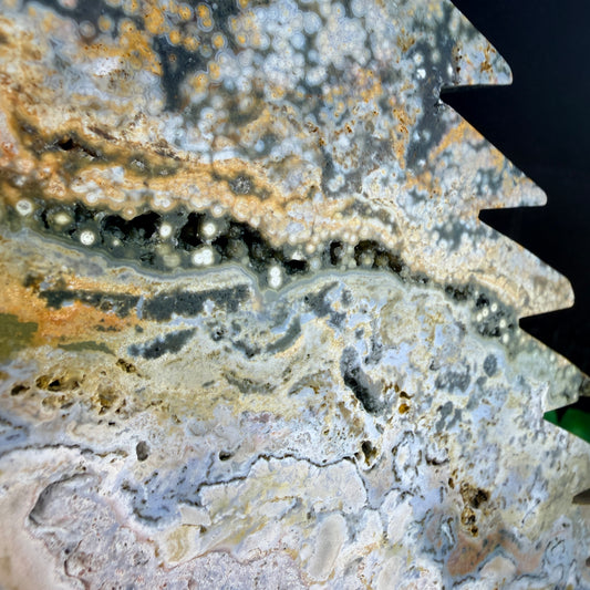 Orbicular Druzy Ocean Jasper Christmas Tree