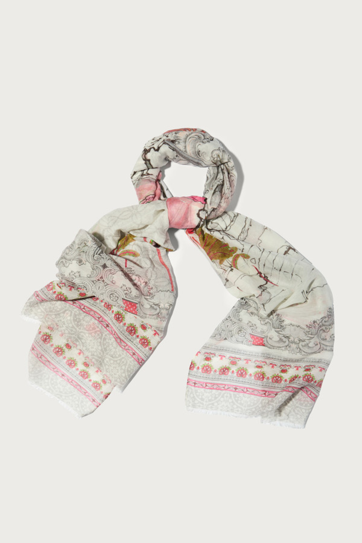 Tropical Vacation Print Scarf
