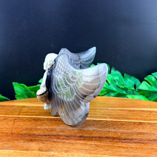 Volcano Agate Cherub Angel
