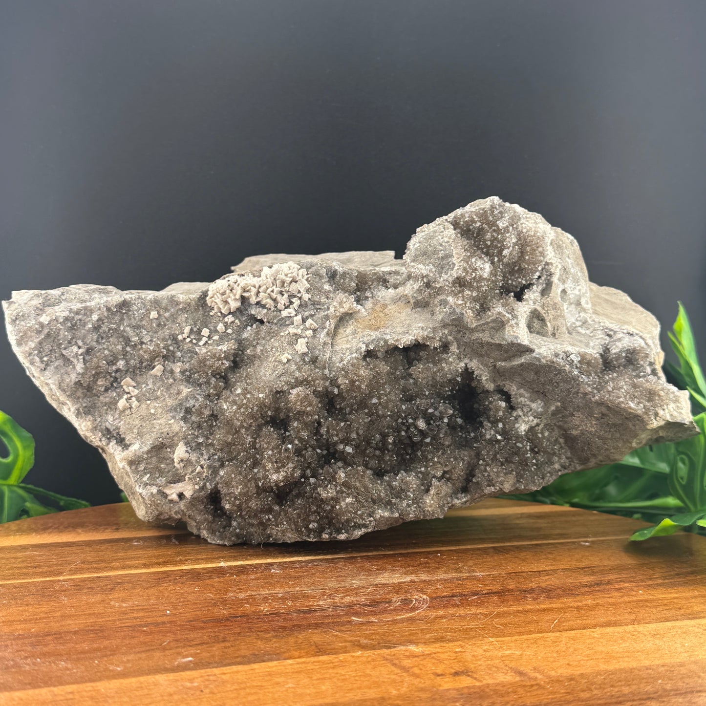 Dolomite on Quartz in Matrix