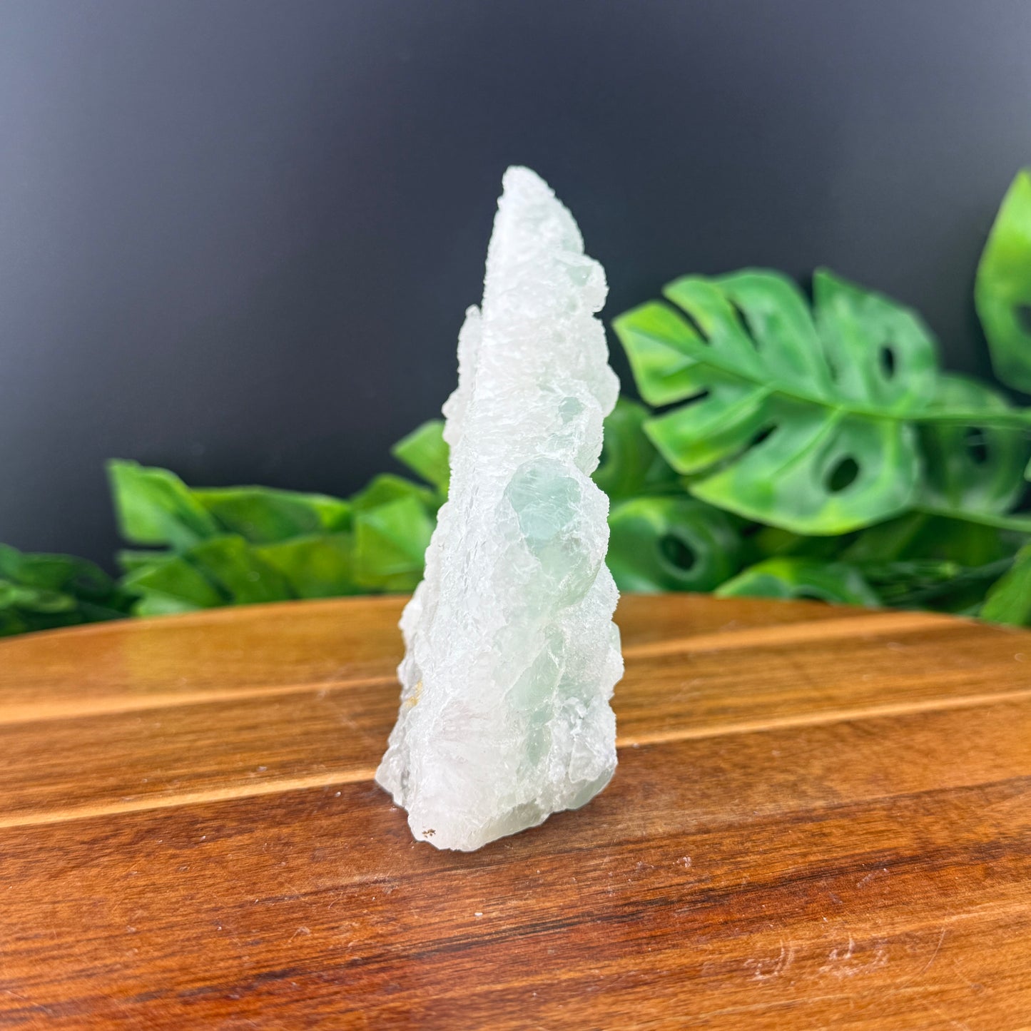 Green Sugar Fluorite on Druzy Quartz