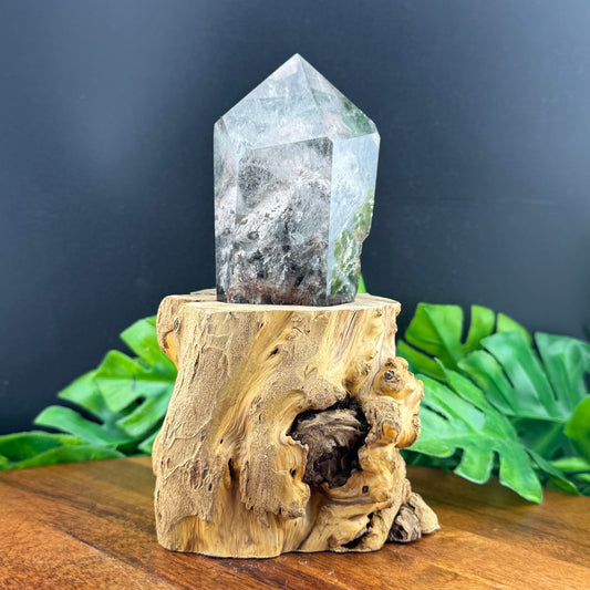 Garden Quartz Tower on Stand