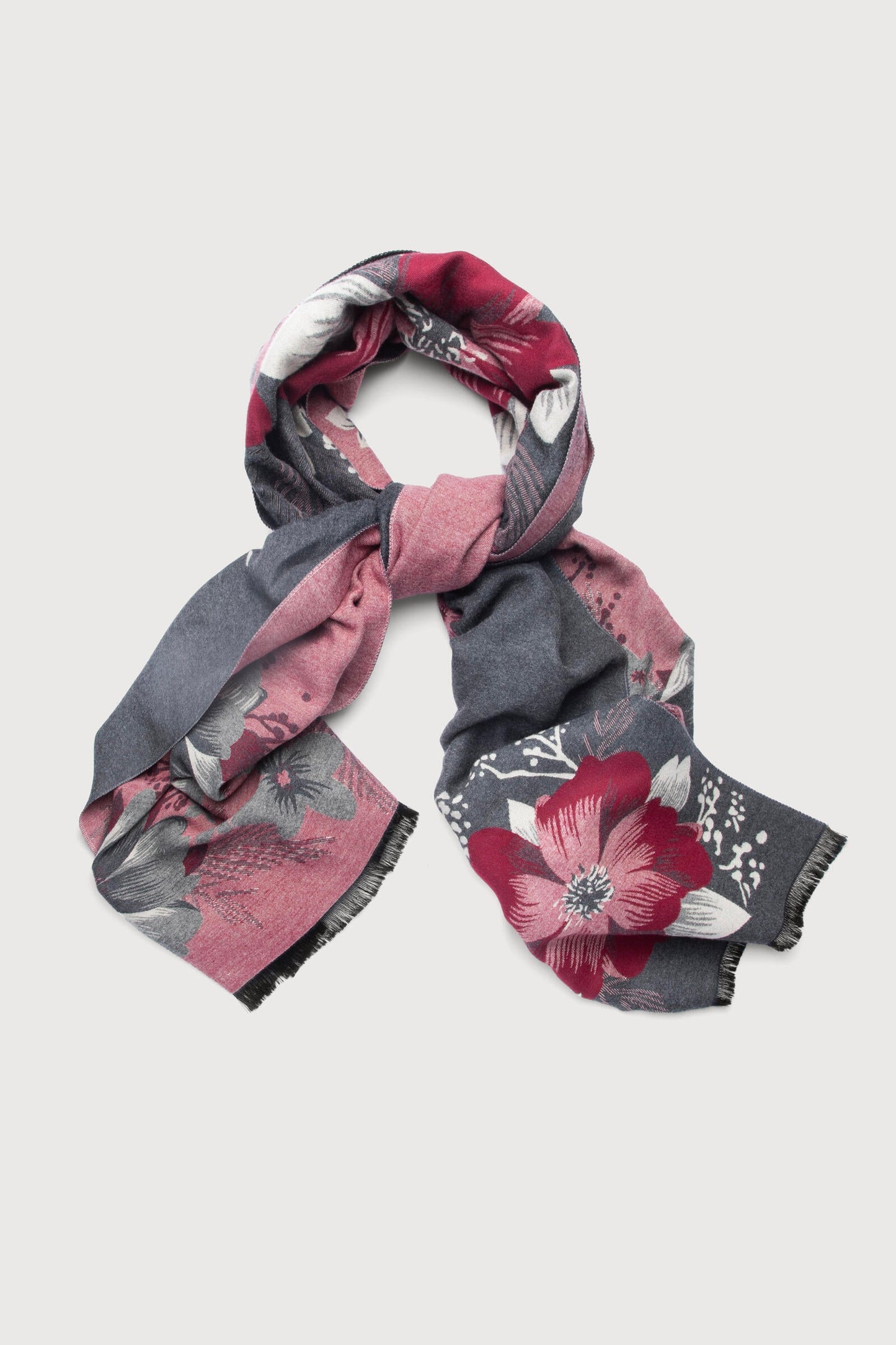 Reversible Floral Medley Scarf