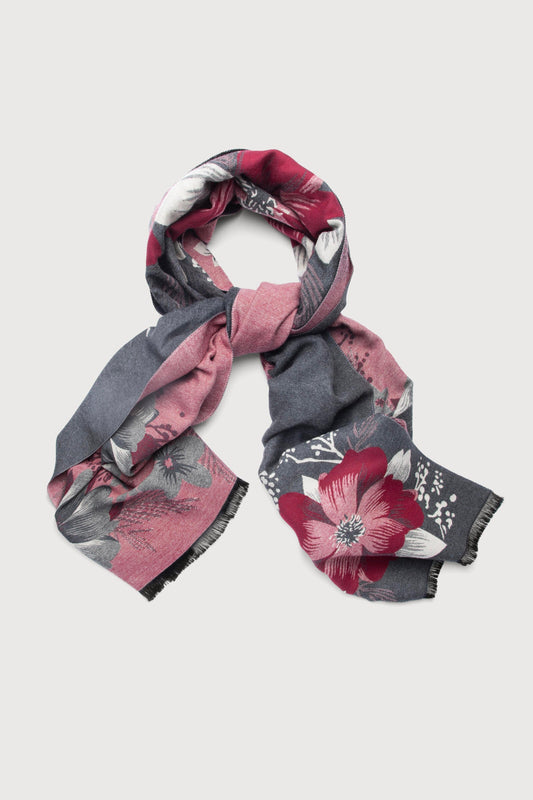 Reversible Floral Medley Scarf