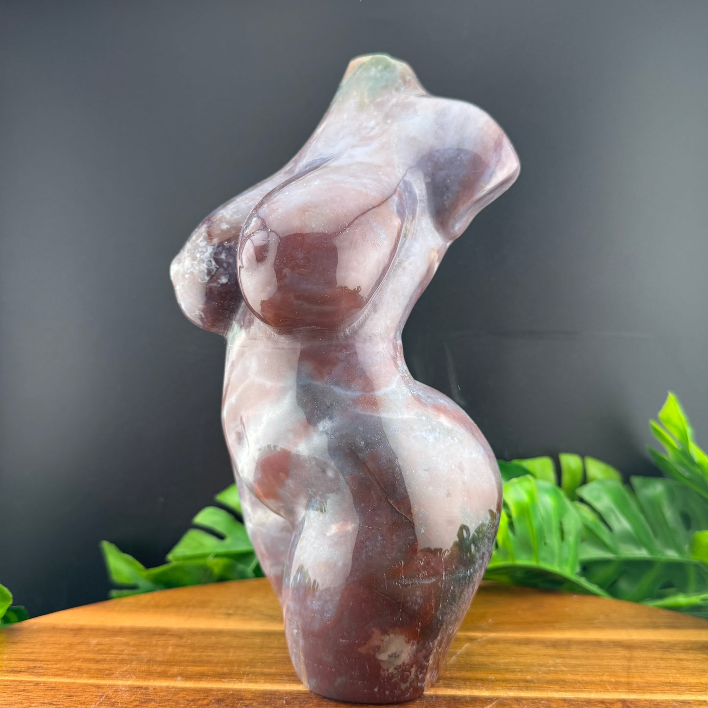 Ocean Jasper Goddess Body Statue