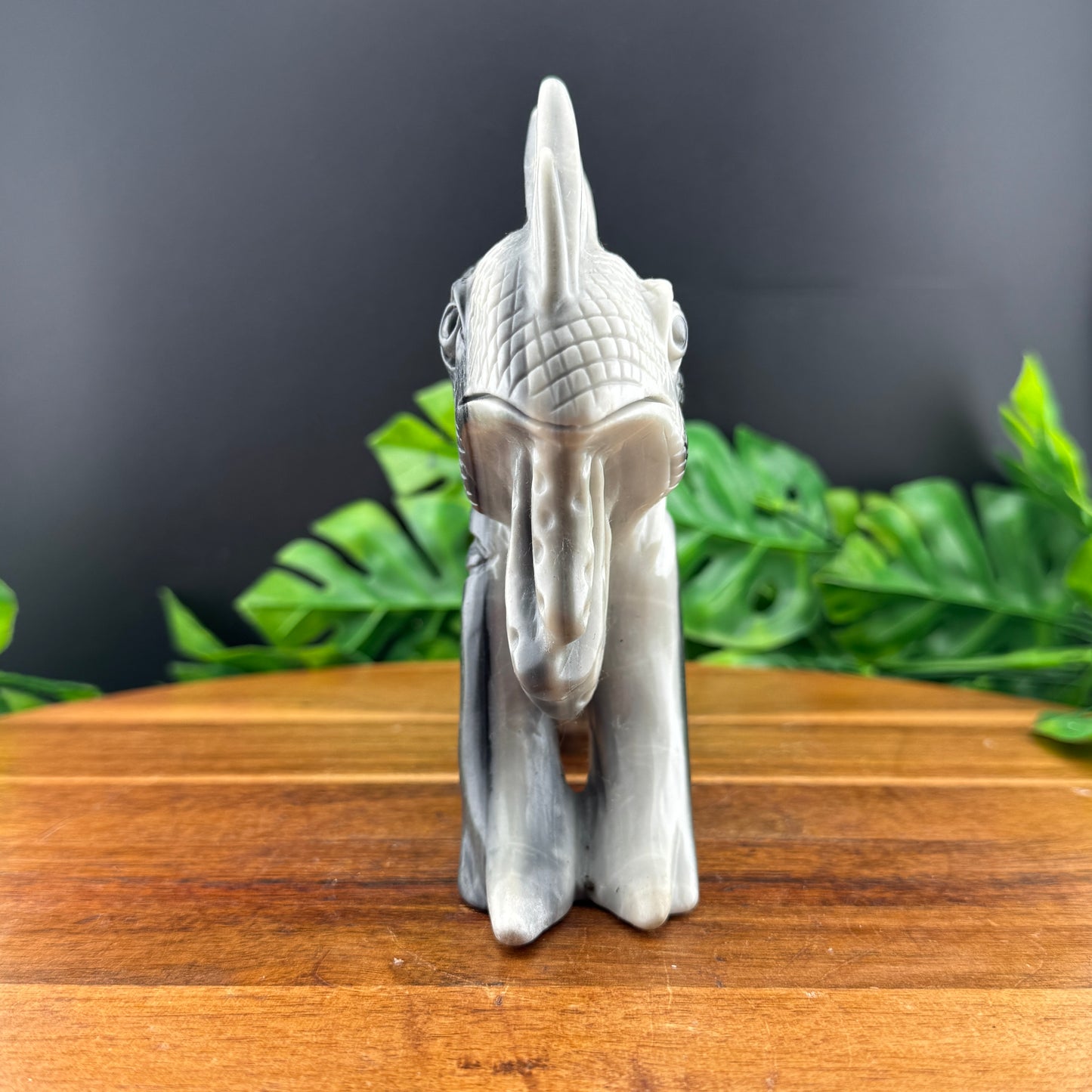 Taiji Jasper Lizard Carving