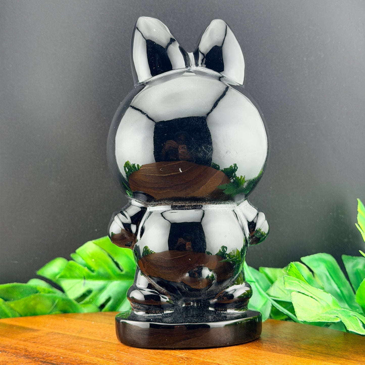 XL Black Obsidian Labubu