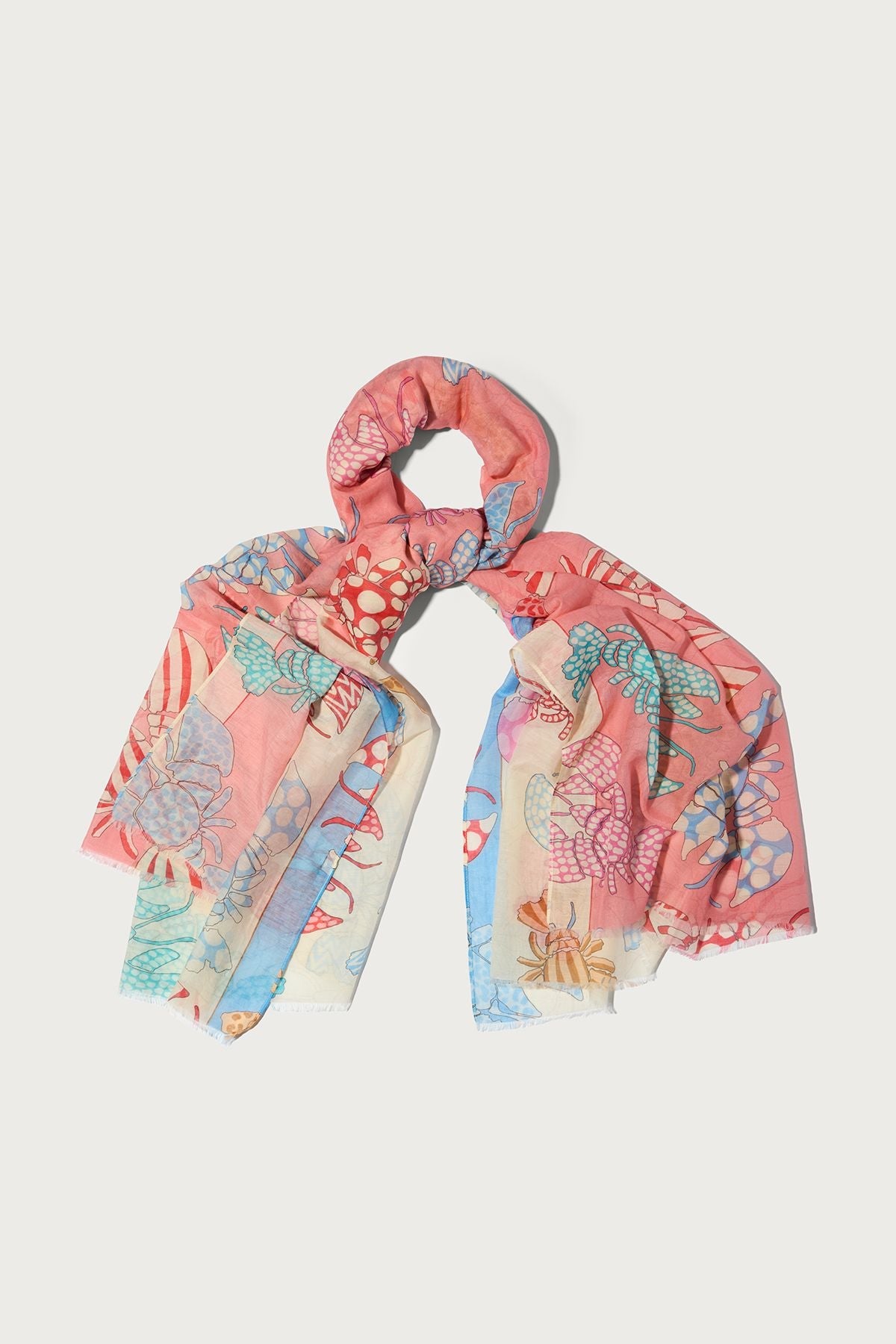 Lobster Printed Scarf