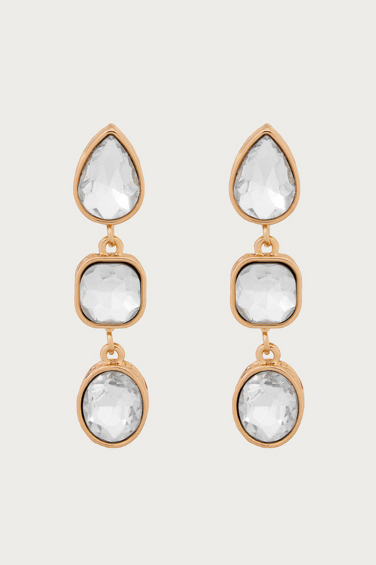 Crystal Cascade Earrings