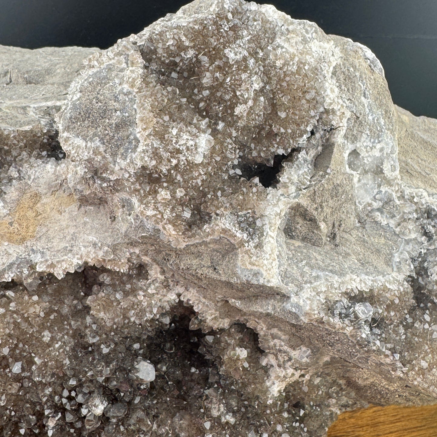 Dolomite on Quartz in Matrix
