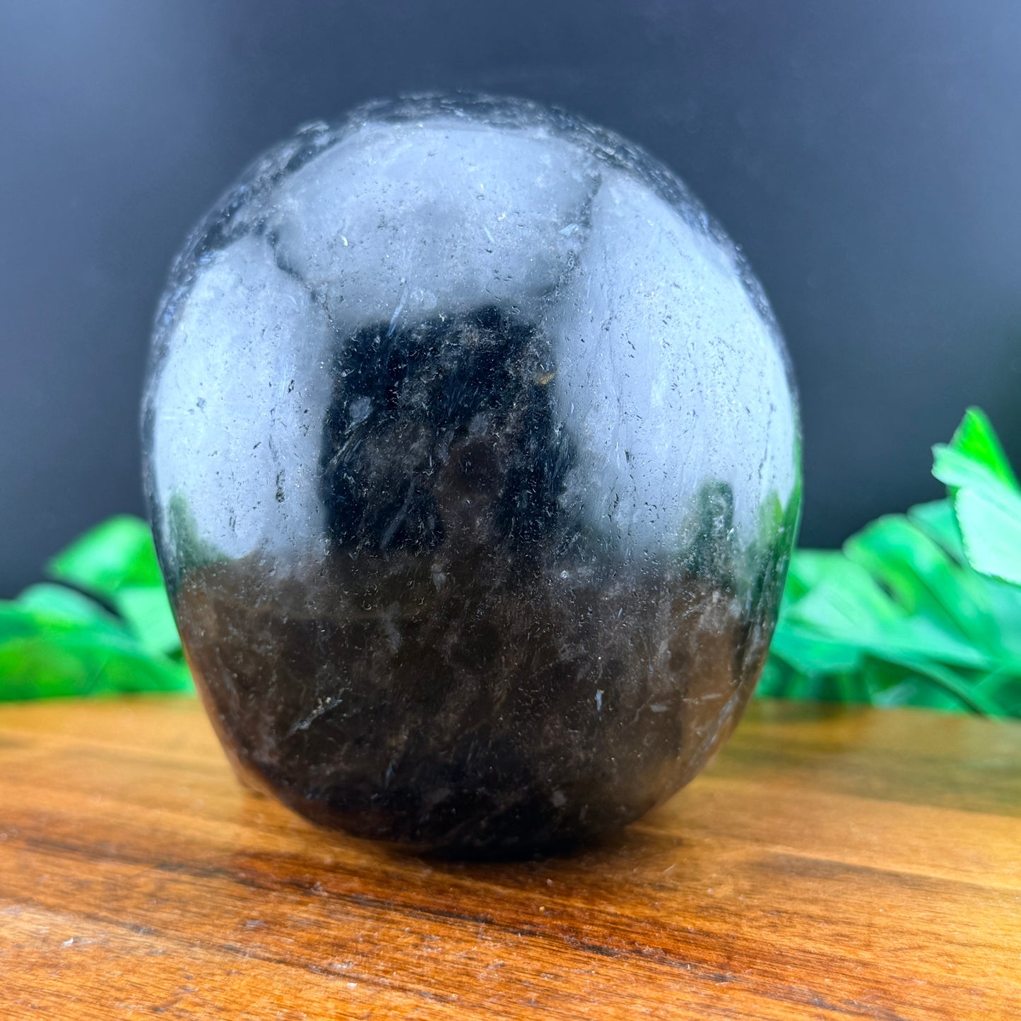 Blue Arfvedsonite Skull