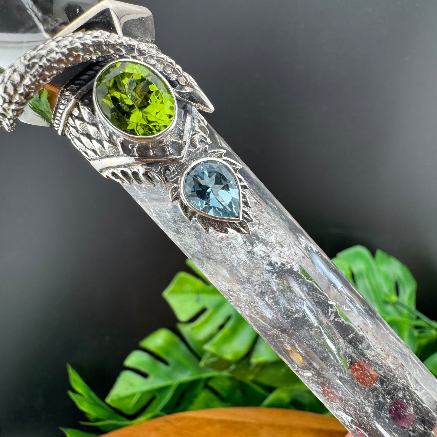 Gotland Clear Quartz and Chakra Guiding Rod