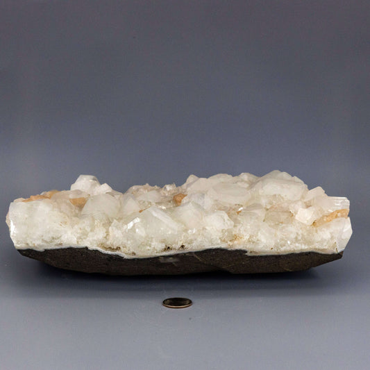 Apophyllite with "peach" Stilbite "XXL" Cluster