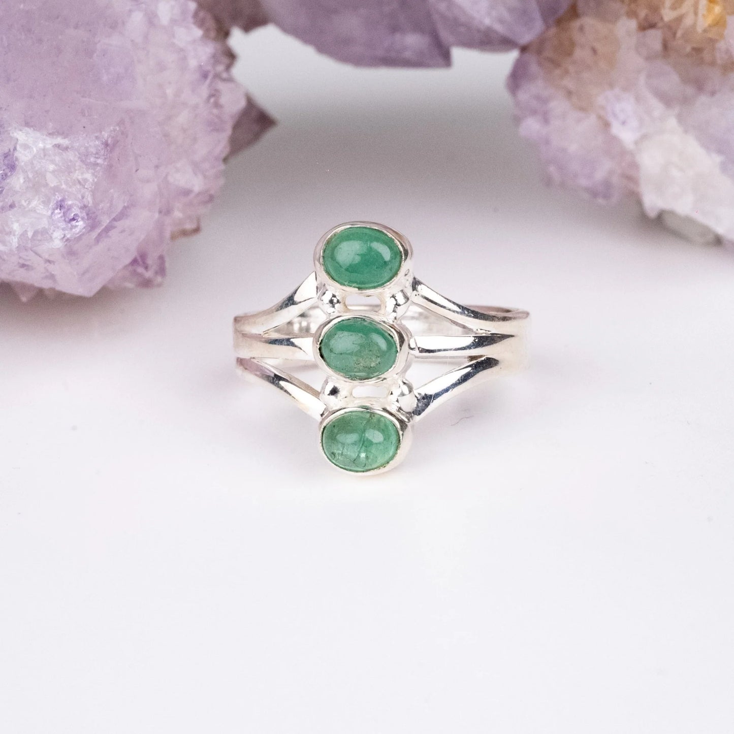 Emerald Ring Sz 9
