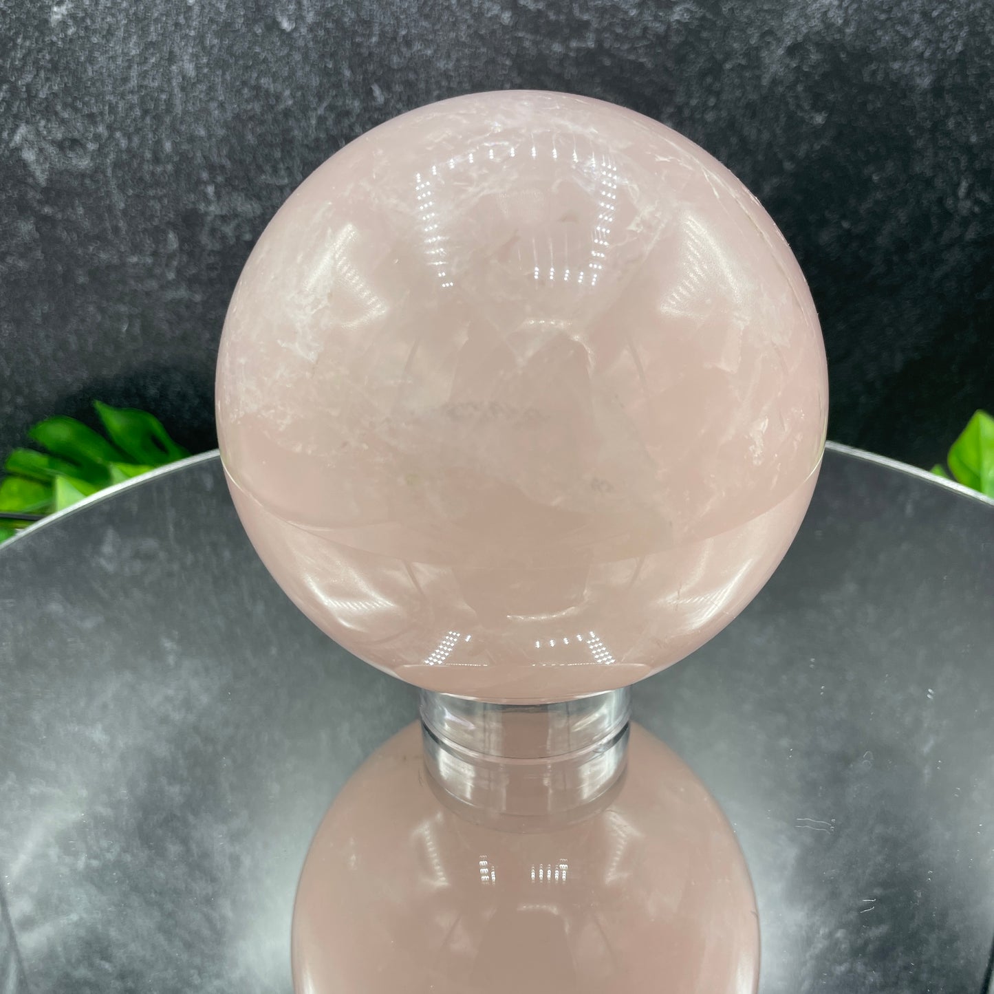 110mm Light Pink Rose Quartz Sphere
