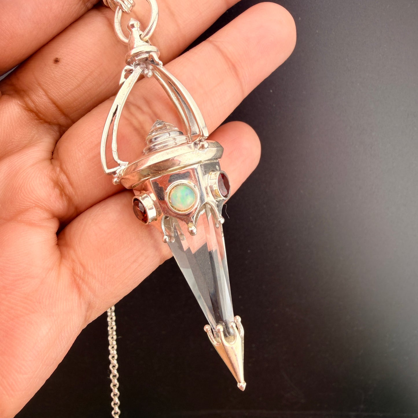 Gotland Clear Quartz Pendulum