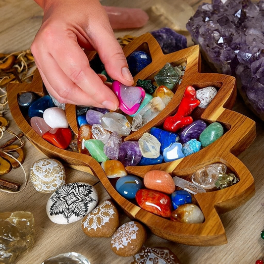 Lotus Crystal & Jewelry Bowl