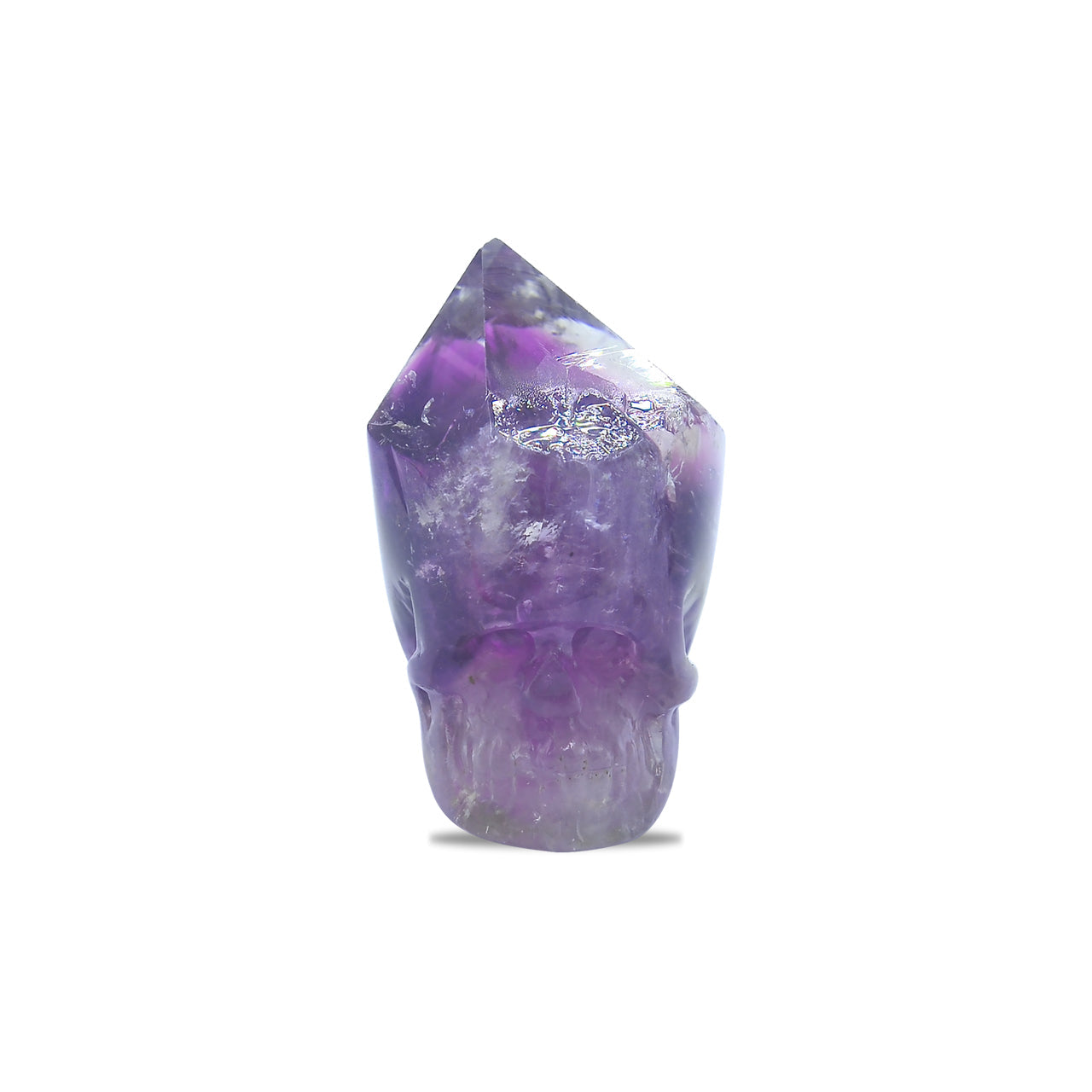 Starborn Hand Carved Amethyst Crystal Skull 30-35mm - 1 Piece