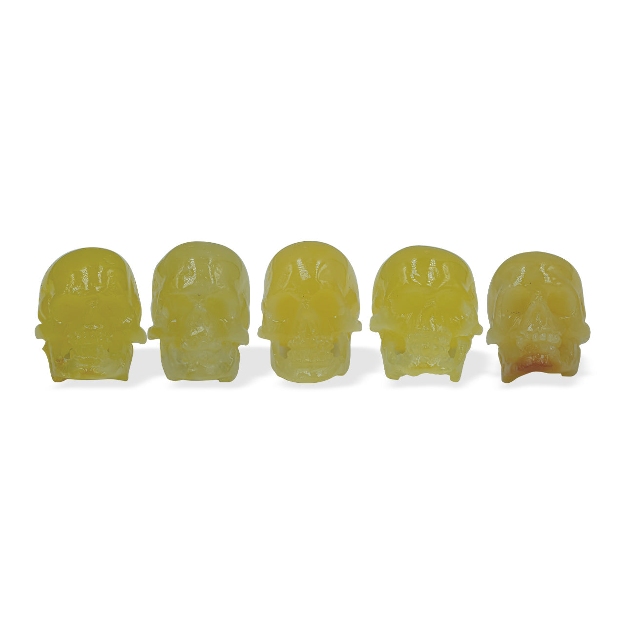 Starborn Baltic Amber Hand Carved Skull (22-25mm) - 1 Piece