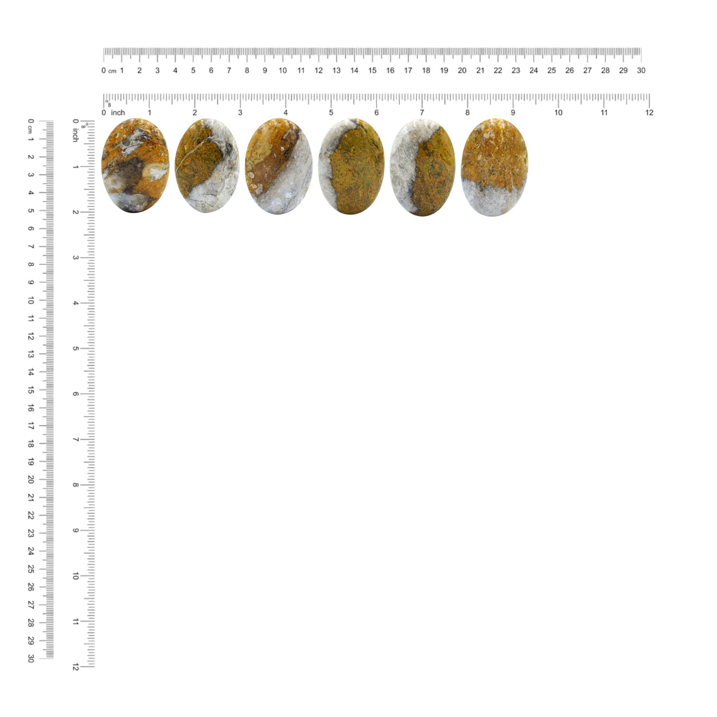 Starborn Bumblebee Jasper Polished Oval Palm Stone - 1 Piece