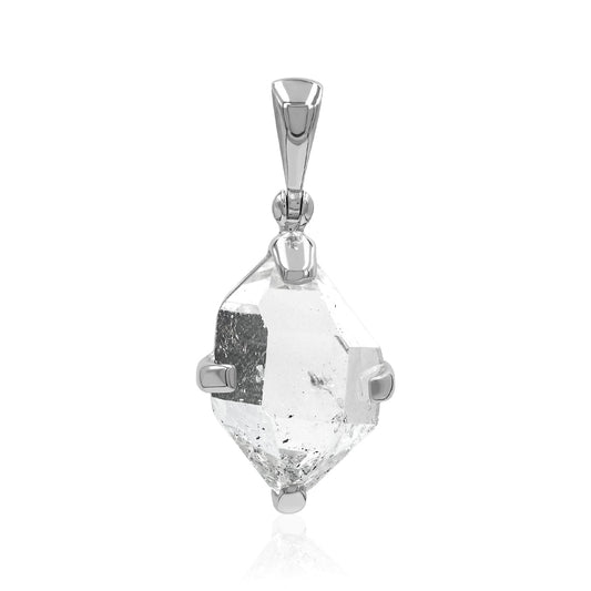 Starborn Herkimer Diamond Pendant in Sterling Silver
