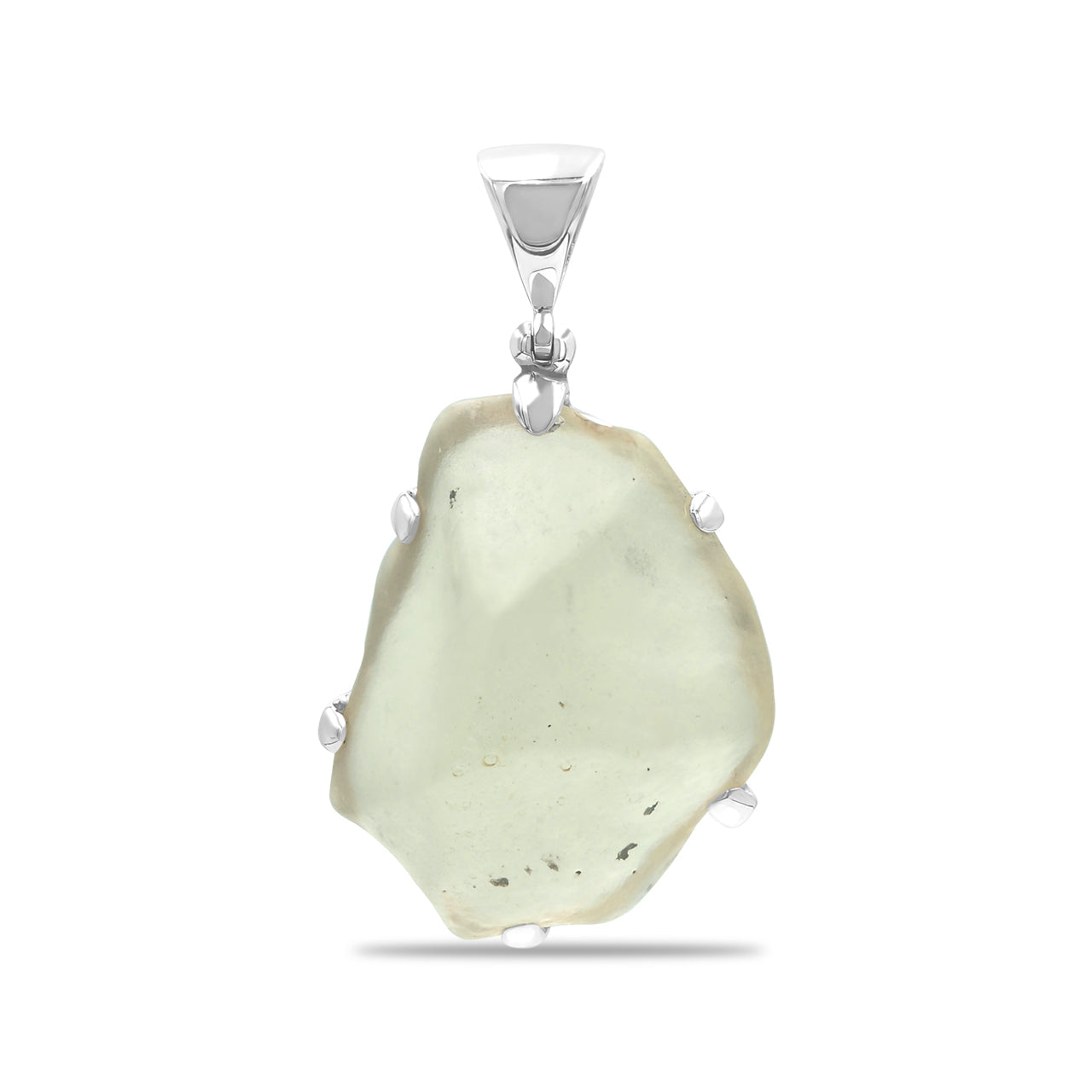 Starborn Libyan Desert Tektite Pendant in Sterling Silver