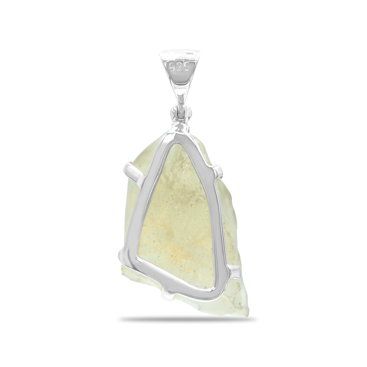 Starborn Libyan Desert Tektite Pendant in Sterling Silver