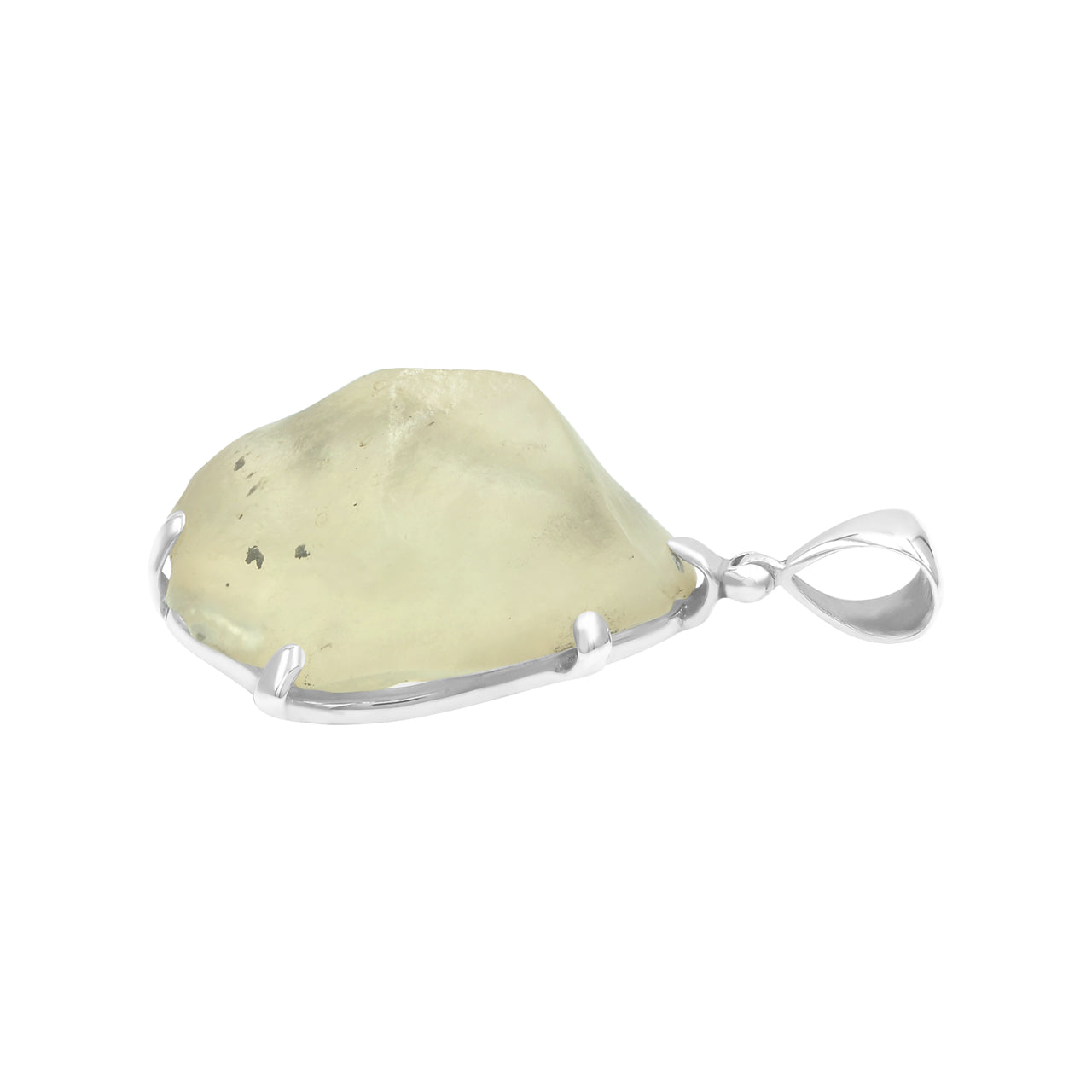 Starborn Libyan Desert Tektite Pendant in Sterling Silver