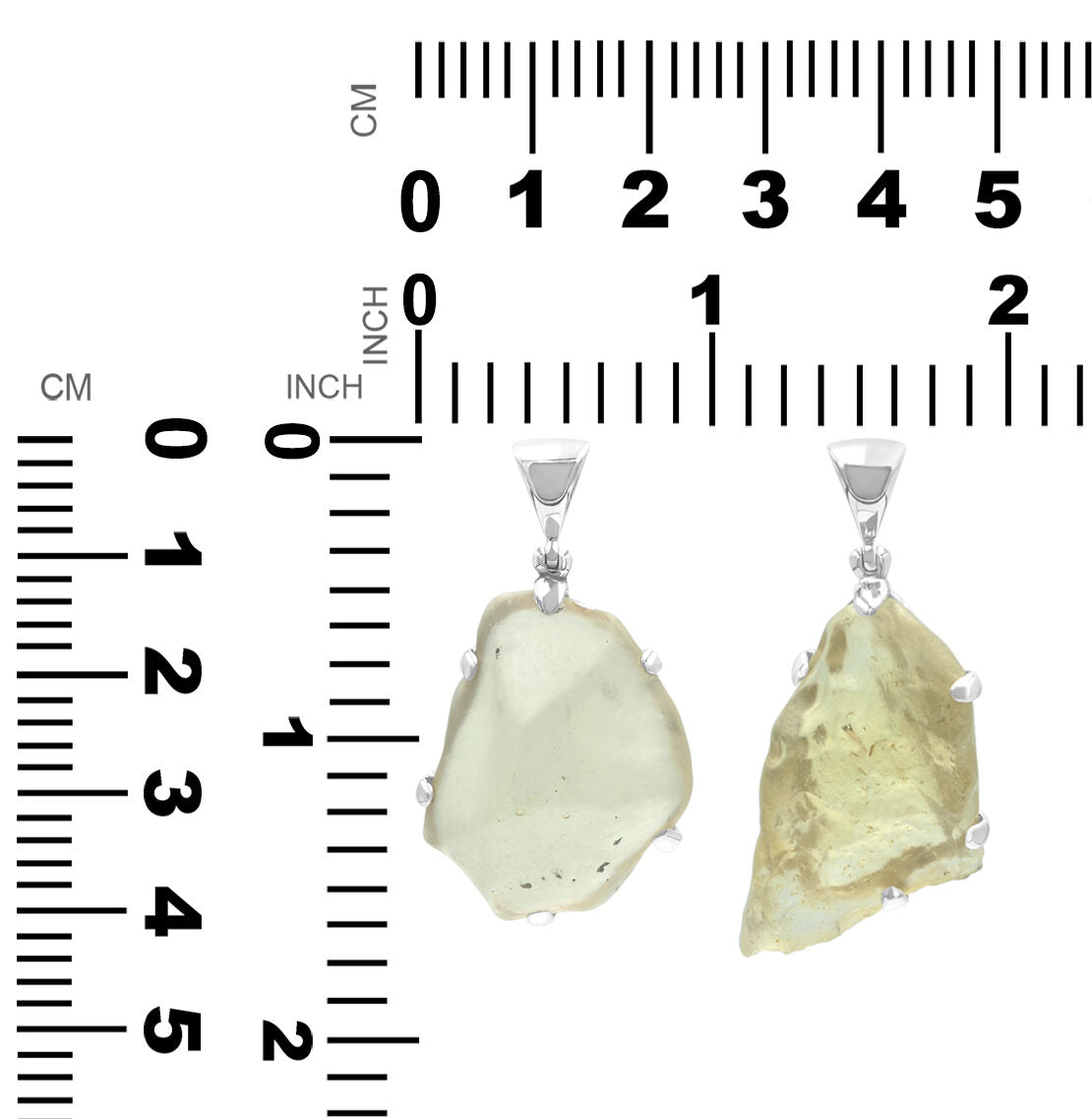Starborn Libyan Desert Tektite Pendant in Sterling Silver