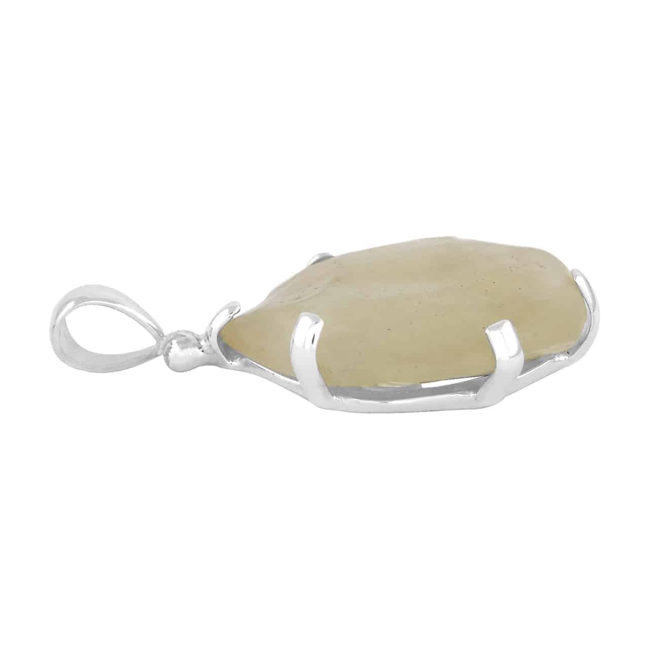 Starborn Libyan Desert Tektite Pendant in Sterling Silver 10-15cts