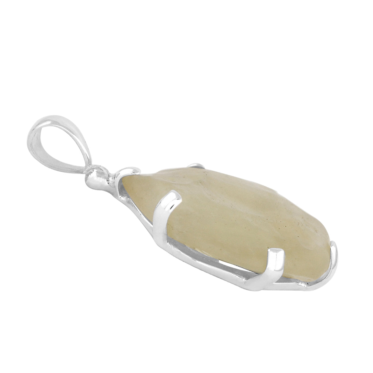 Starborn Libyan Desert Tektite Pendant in Sterling Silver -15-30cts