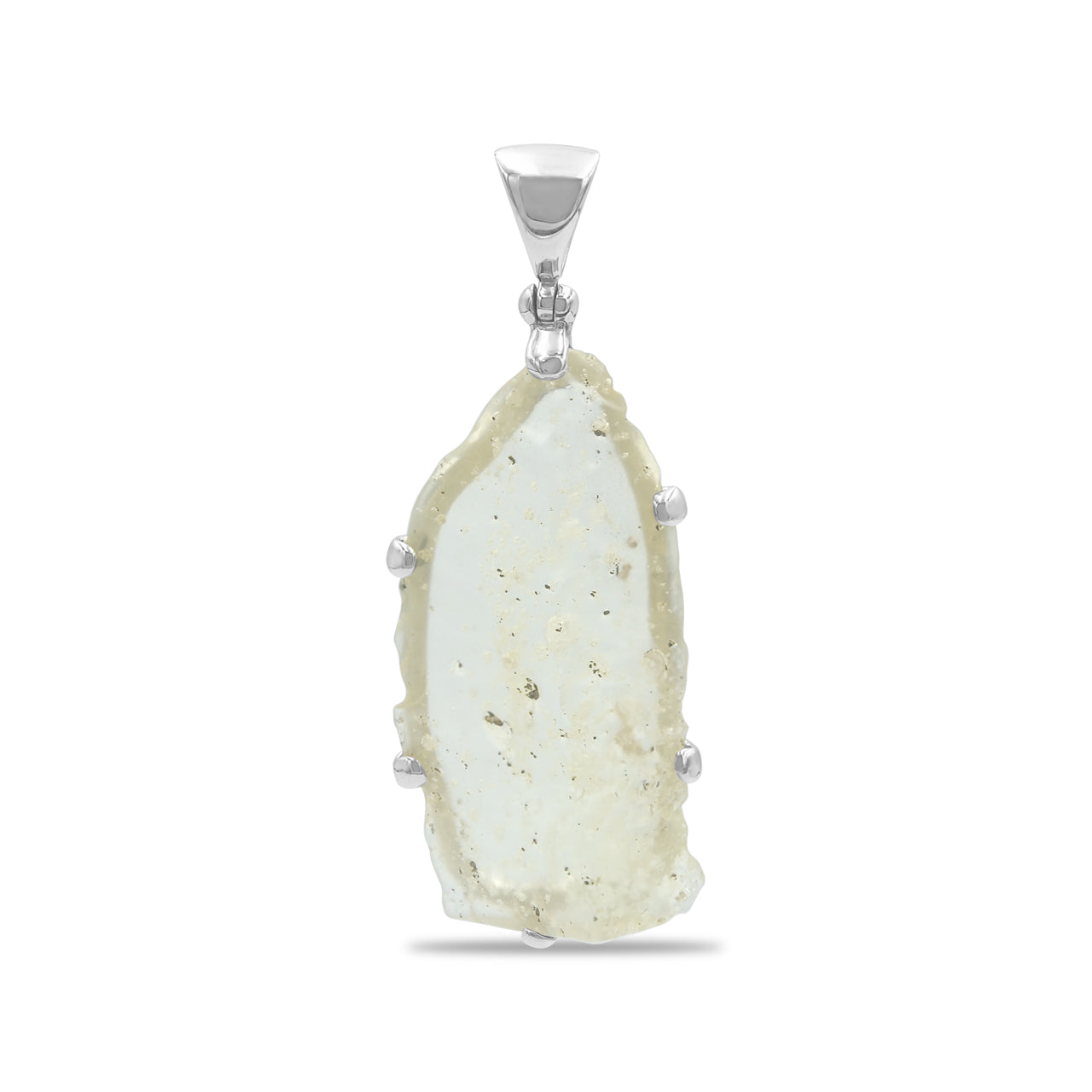 Starborn Libyan Desert Tektite Pendant in Sterling Silver