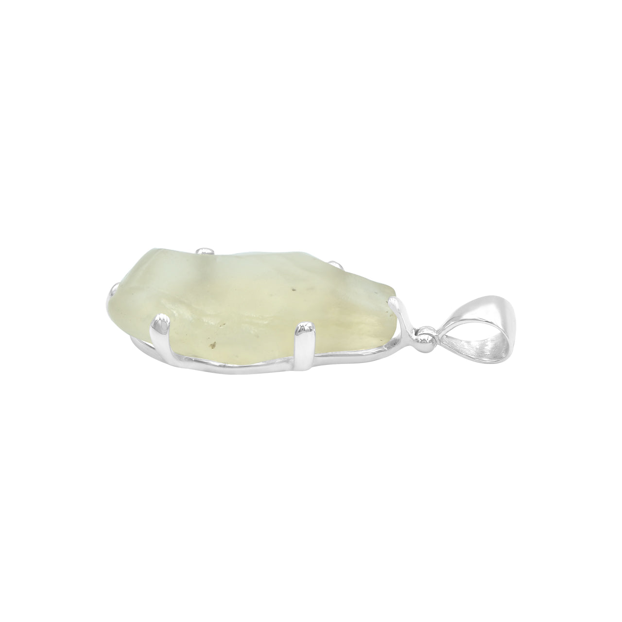 Starborn Libyan Desert Tektite Pendant in Sterling Silver