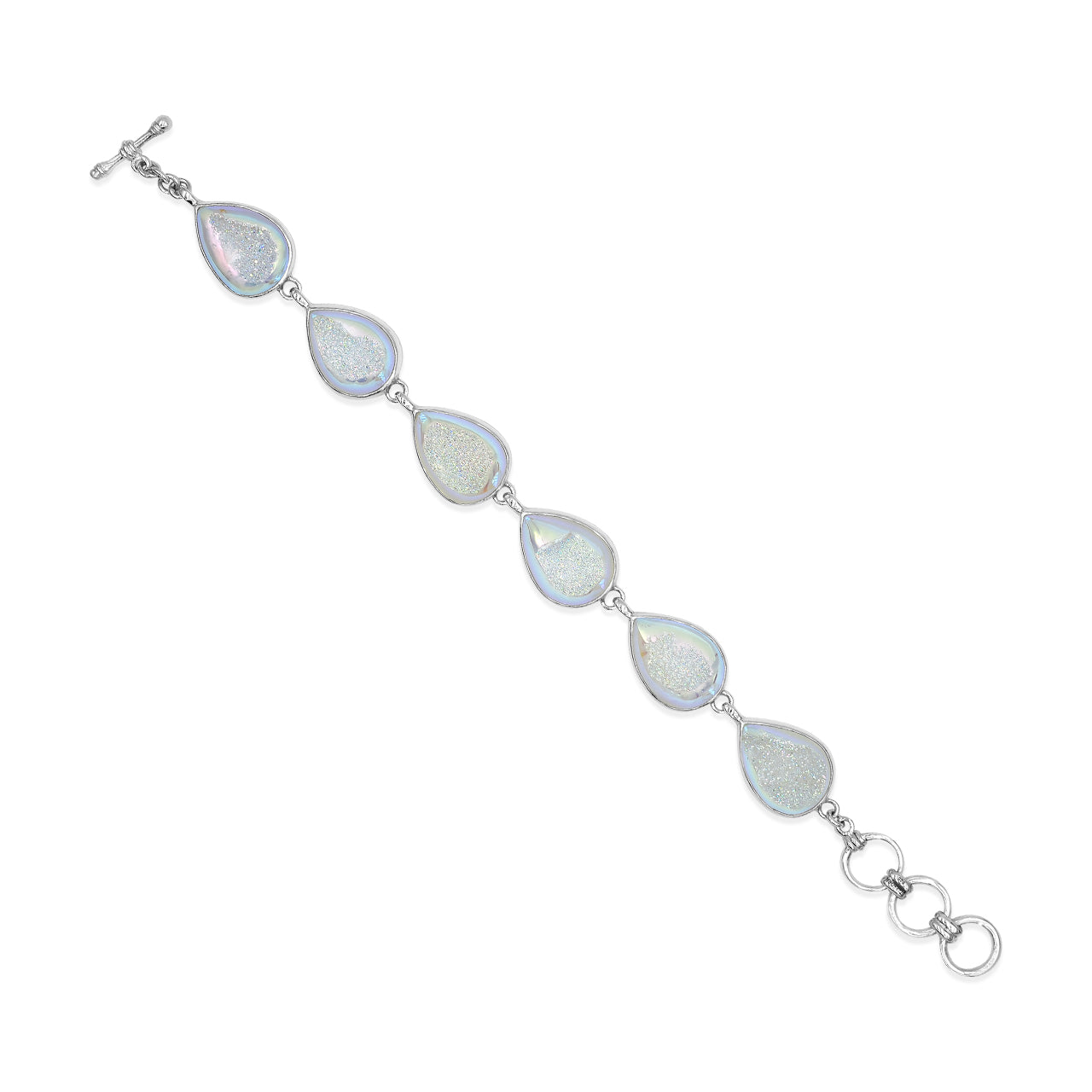 Starborn Window Drusy Si-Opal Bracelet in Sterling Silver