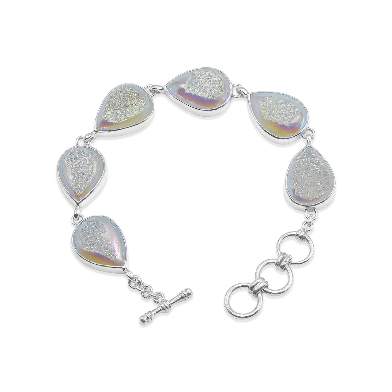 Starborn Window Drusy Si-Opal Bracelet in Sterling Silver