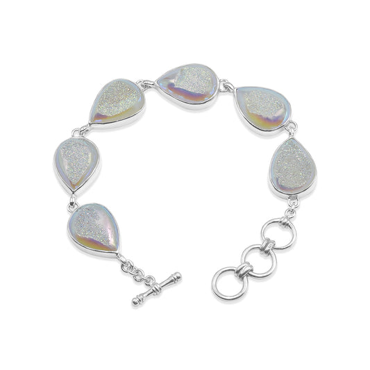 Starborn Window Drusy Si-Opal Bracelet in Sterling Silver