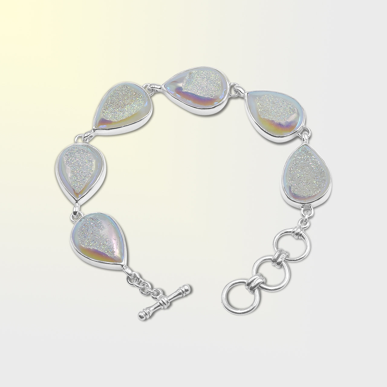 Starborn Window Drusy Si-Opal Bracelet in Sterling Silver
