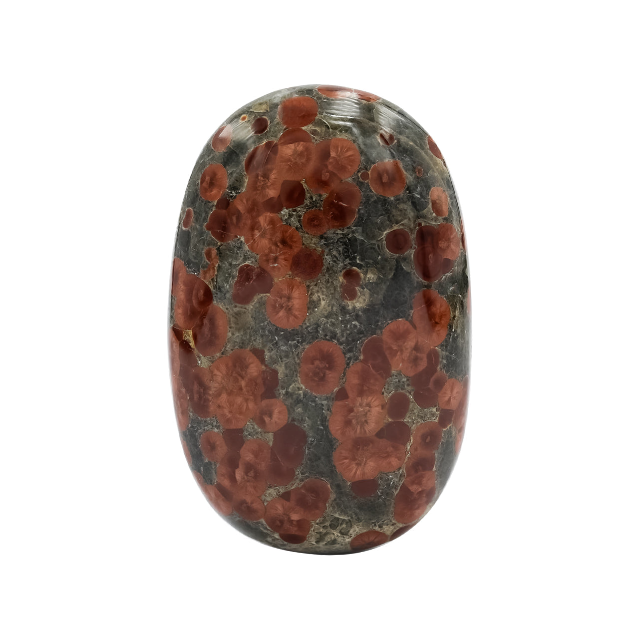 Starborn Red Planet Obsidian Polished Oval Palm Stone - 1 Piece